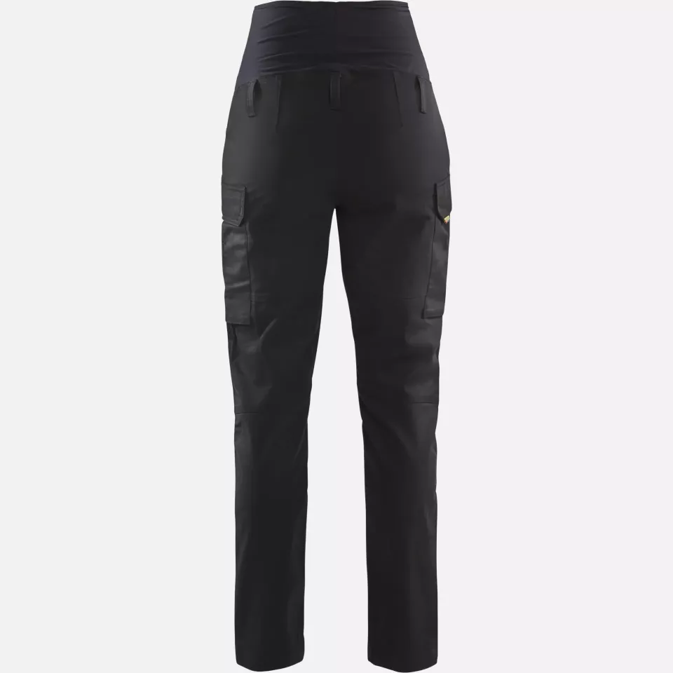 Blaklader 710118309900, Stretch Maternity Trousers, Black, image 4, gallery thumbnail