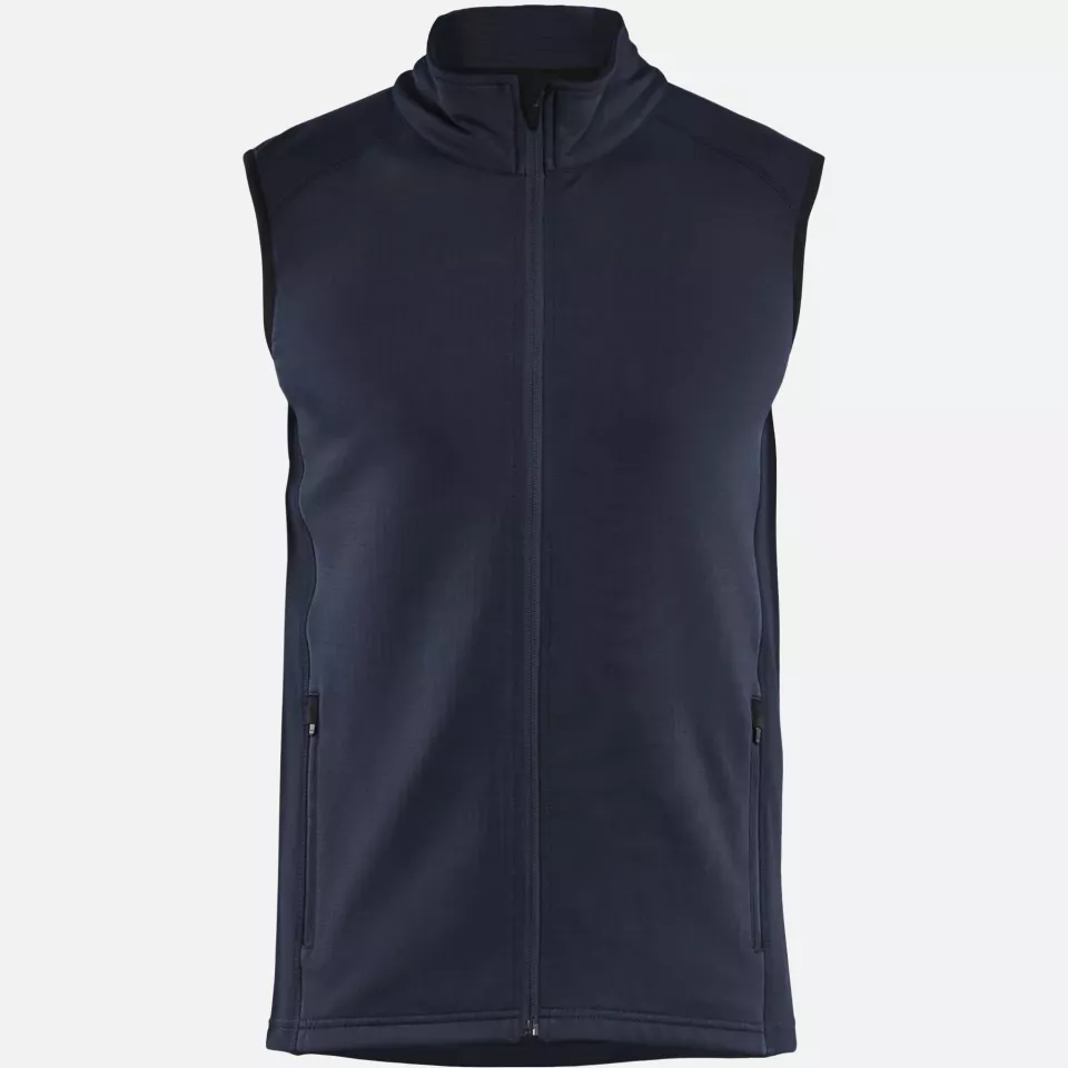 Blaklader 473625398600, STRIKER Fleece Vest, Dark Navy, image 1, gallery thumbnail