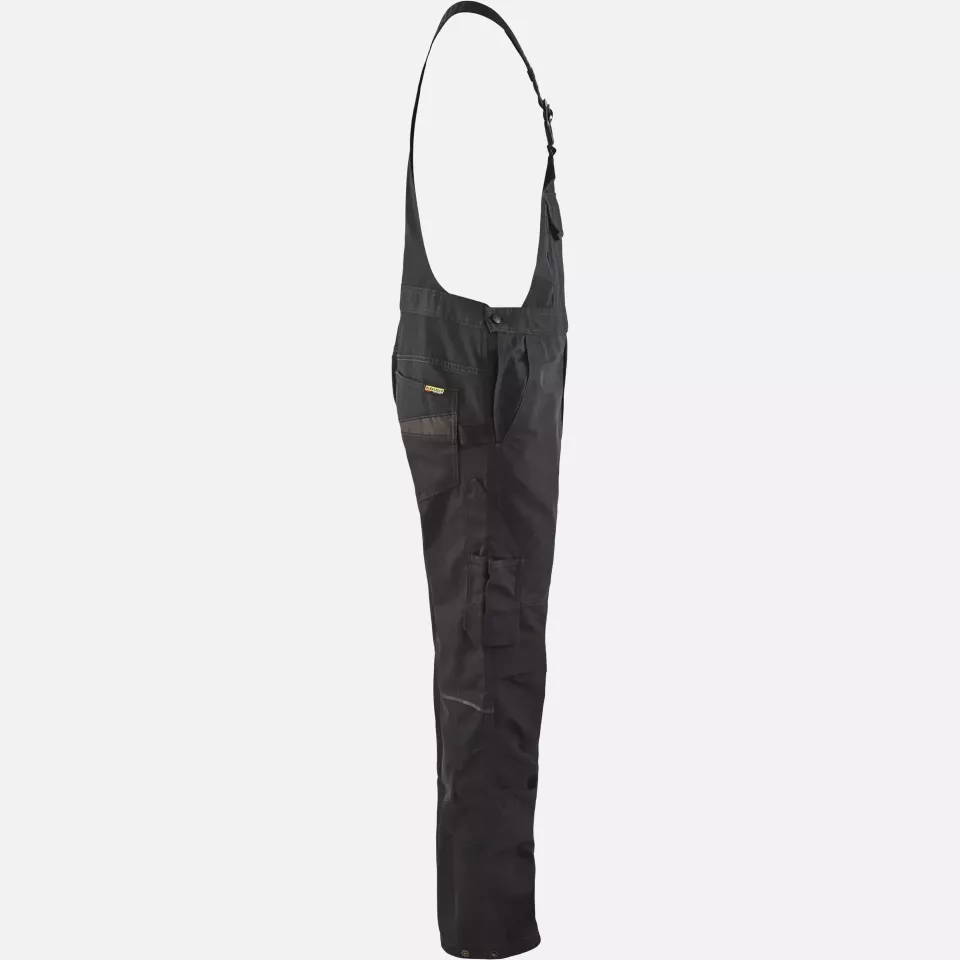 Blaklader 269513309998, Stretch Bib and Brace, Black/Dark Grey, image 2, gallery thumbnail