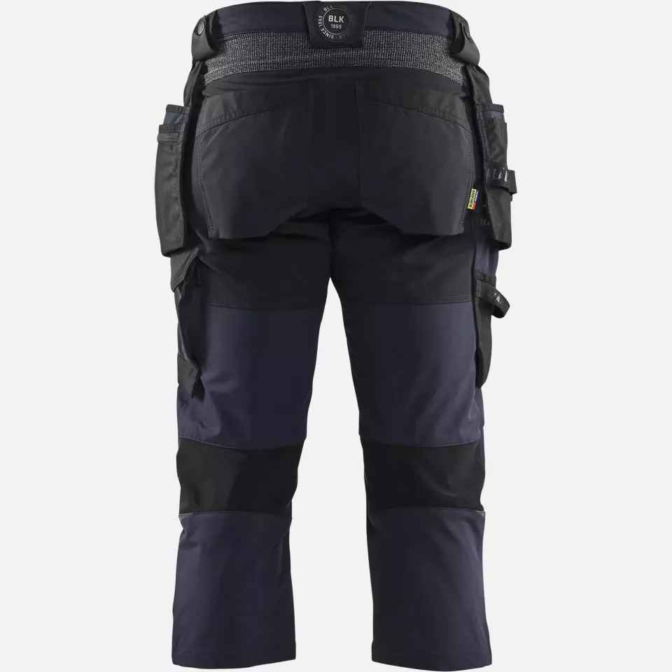 Blaklader 152116458699, 4-Way Stretch Craftsman Pirate Trousers, Dark Navy/Black, image 4, gallery thumbnail
