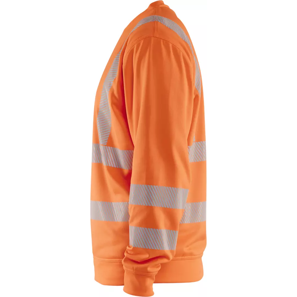 Blåkläder 356225385300, High Vis Sweatshirt, Orange, image 3, gallery thumbnail