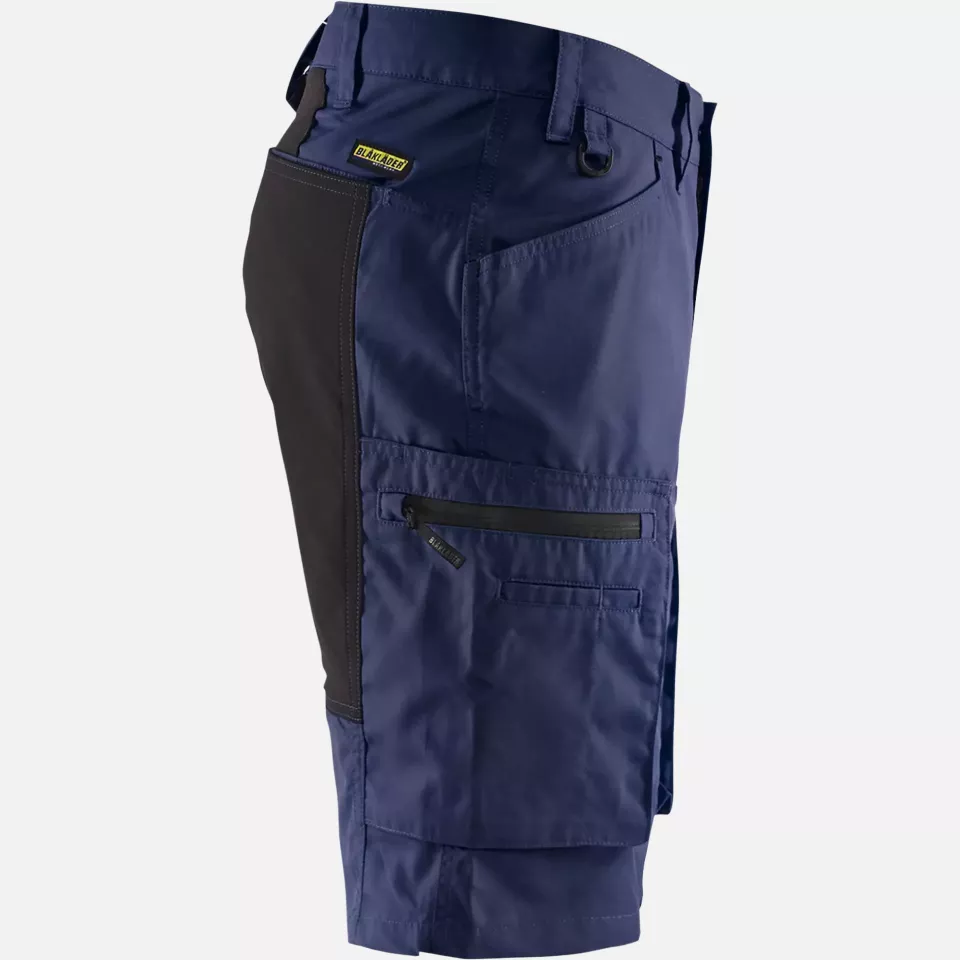 Blaklader 144918458999, Stretch Shorts, Navy/Black, image 2, gallery thumbnail