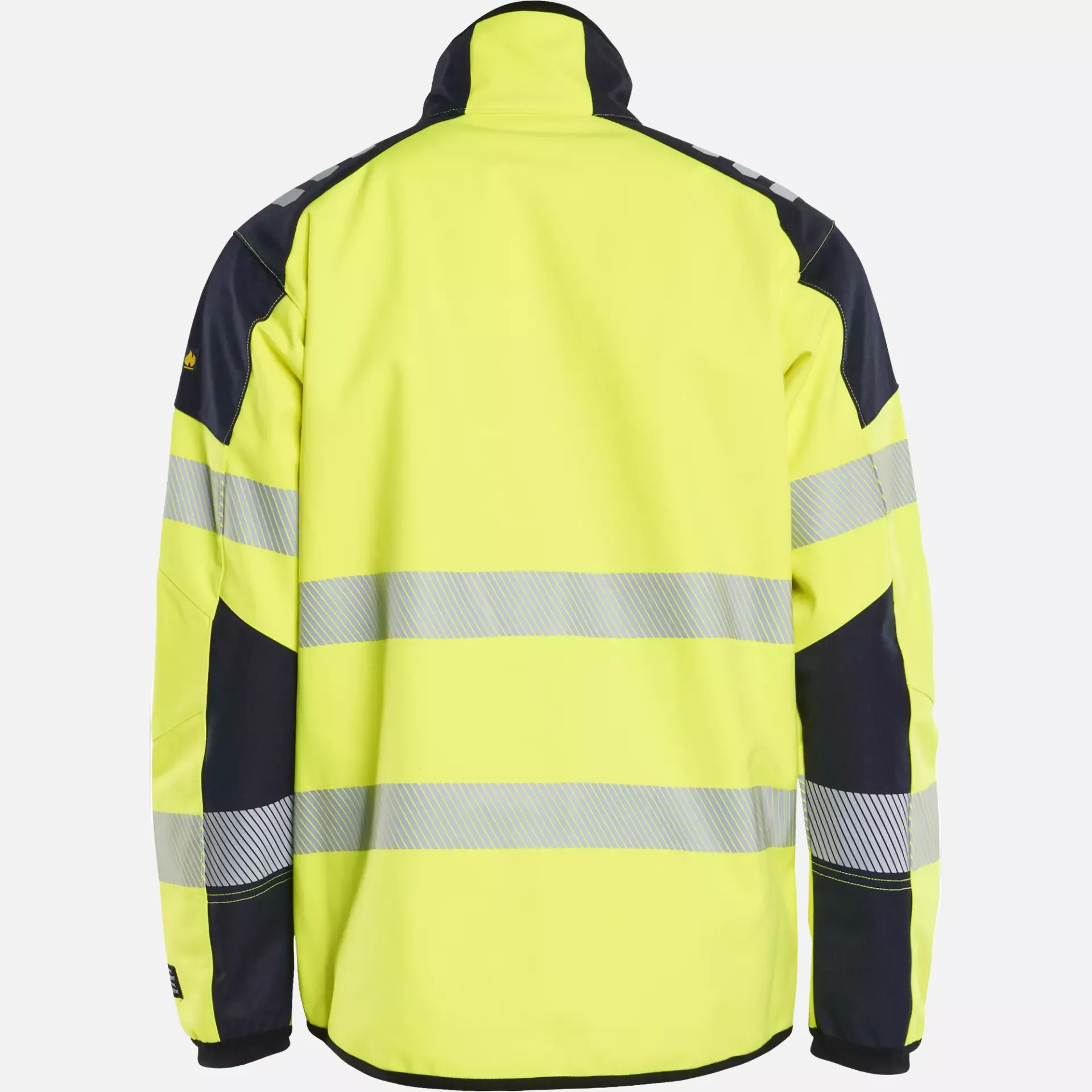 Blaklader 494815603389, Multi-Norm Softshell Jacket, Yellow/Navy, image 4