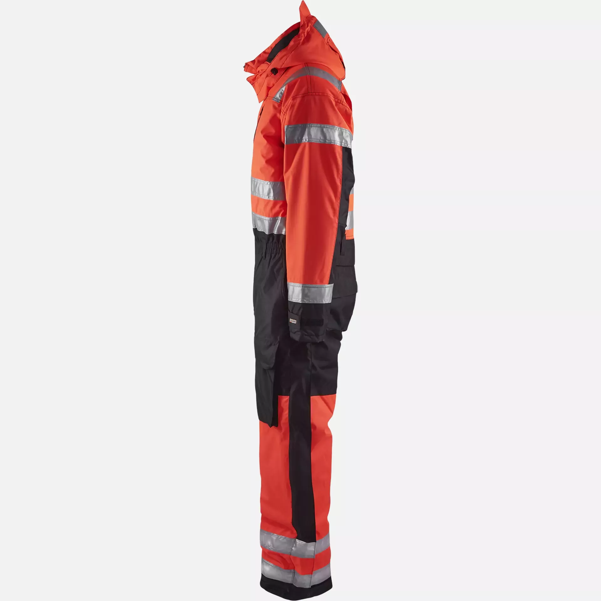 Blaklader 676319775599, High Vis Winter Coverall, Red/Black, image 2