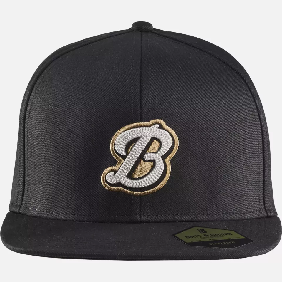 Blaklader 923211499900, Flat Brim Cap, Black, image 1, gallery thumbnail
