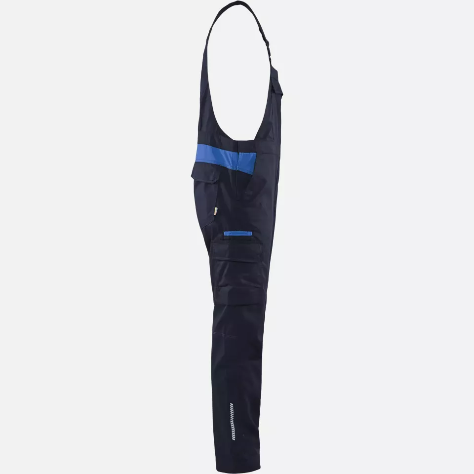 Blaklader 264418328985, Industrie Latzhose, Marineblau/Kornblau, image 2, gallery thumbnail