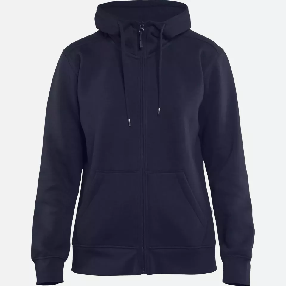 Blaklader 339510488800, Ladies Zip Hoodie, Navy Blue, image 1, gallery thumbnail