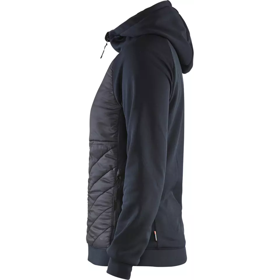 Blåkläder 346425268699, Ladies Hybrid Sweatshirt, Dark Navy/Black, image 3, gallery thumbnail