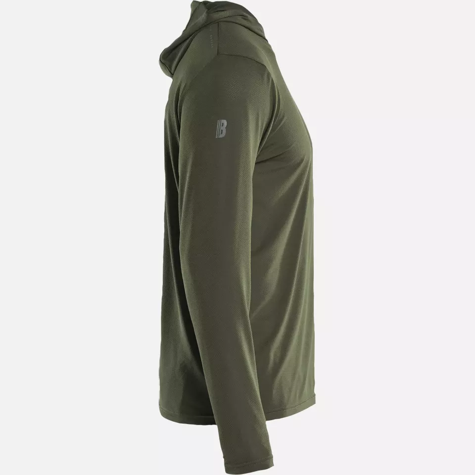 Blaklader 341711264209, Functional Hoodie with UV Protection, Forest Green, image 2, gallery thumbnail