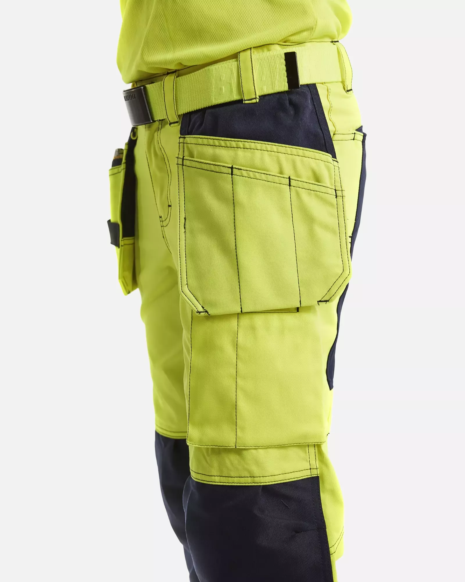 Blaklader 716318113389, High Vis Damen Stretch Arbeitshose, Gelb/Marineblau, image 7