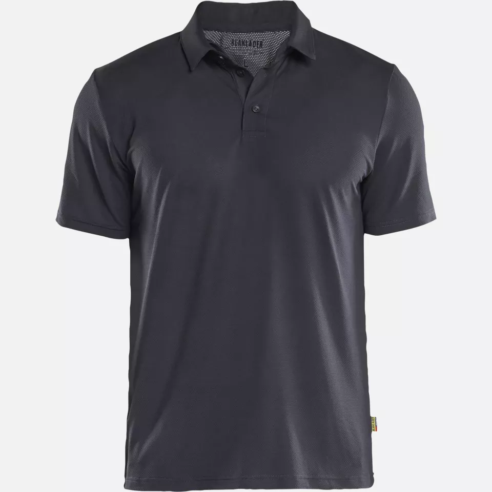Blaklader 341611269600, Functional UV Protection Polo Shirt, Medium Grey, image 1, gallery thumbnail