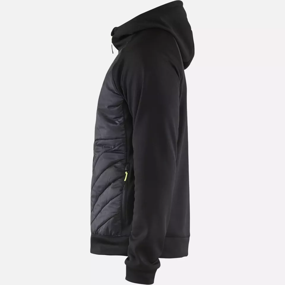 Blaklader 346325269933, Hybrid Sweatshirt, Black/Yellow, image 3, gallery thumbnail