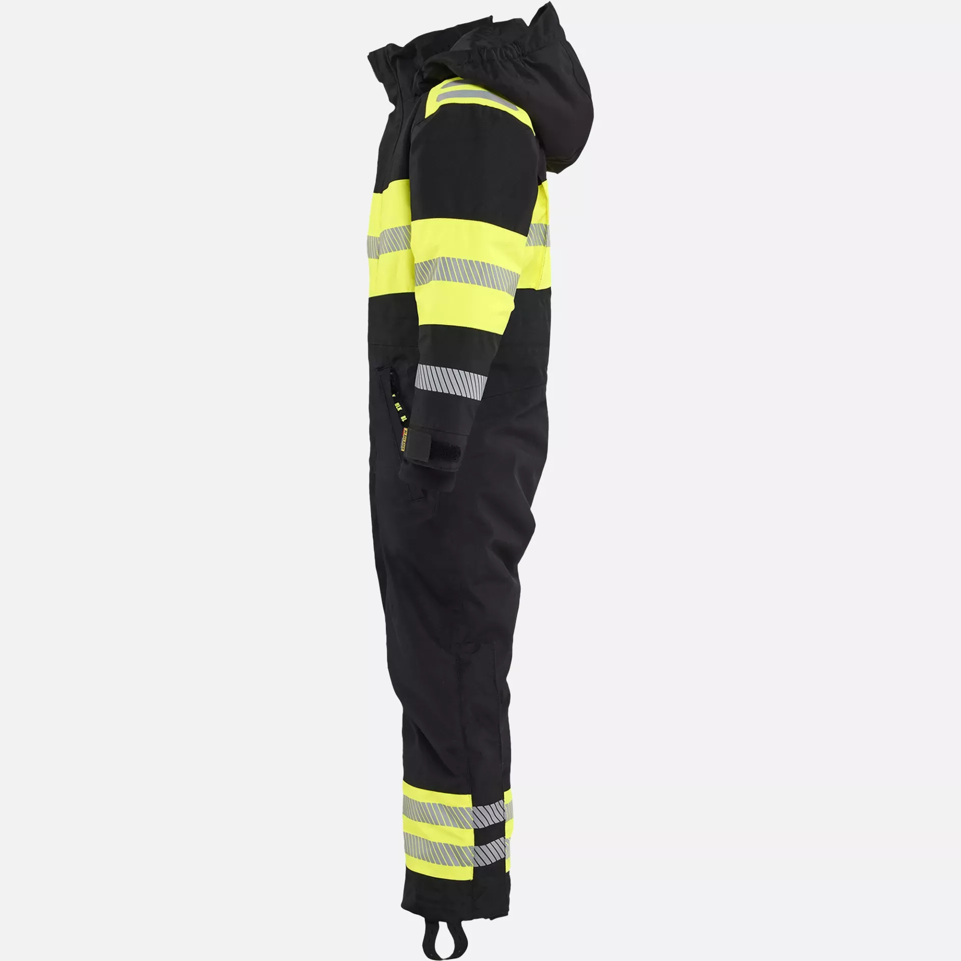 Blaklader 521519779933, Kids Winter Coverall, Black/High Vis Yellow, image 3