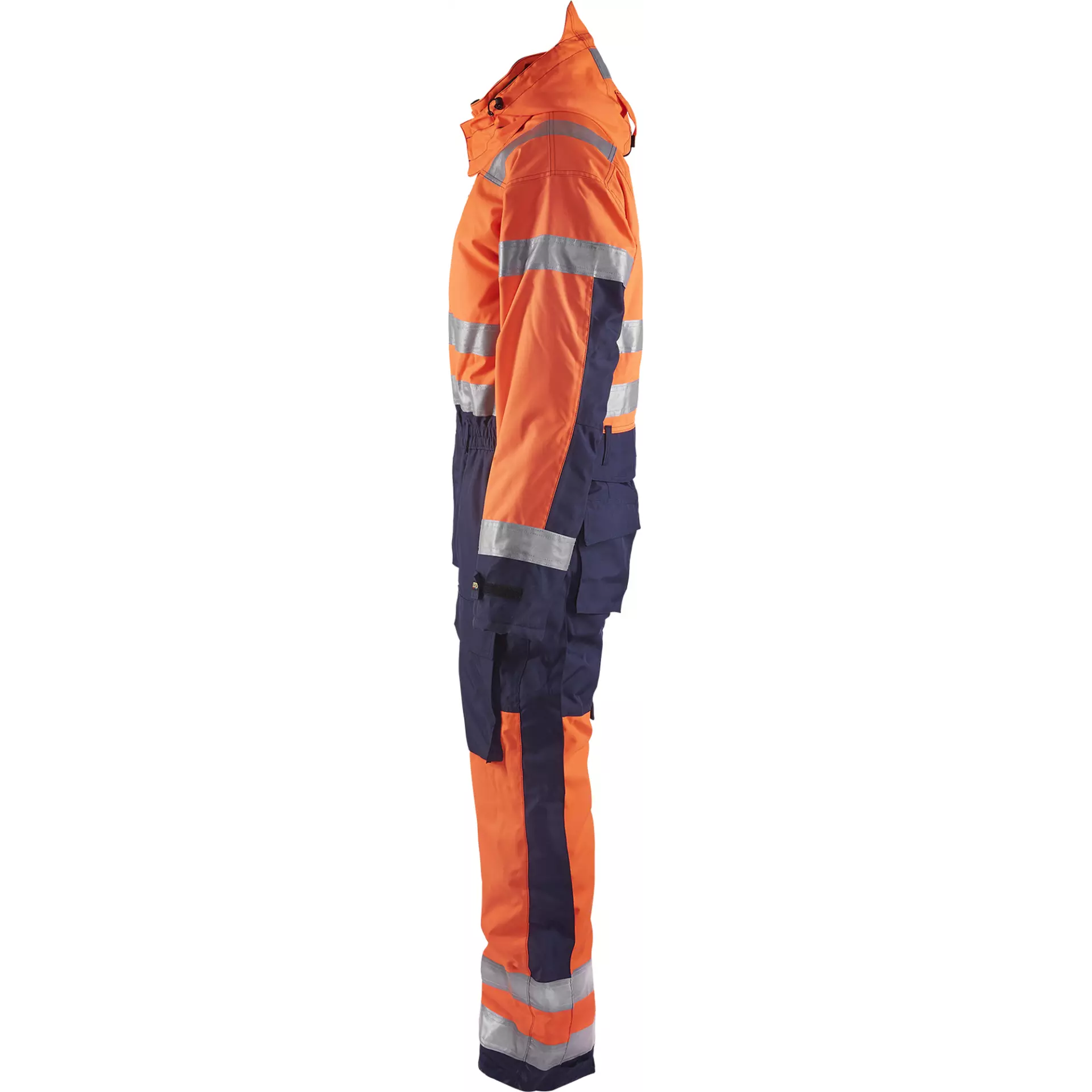 Blåkläder 676319775389, High Vis Winteroverall, Orange/Marineblau, image 3