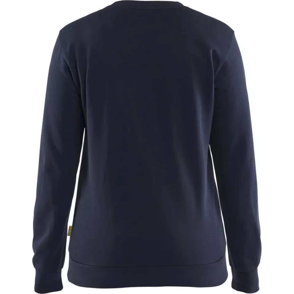 Blåkläder 340511588600, Women's Sweatshirt, Dark Navy Blue, image 4, gallery thumbnail