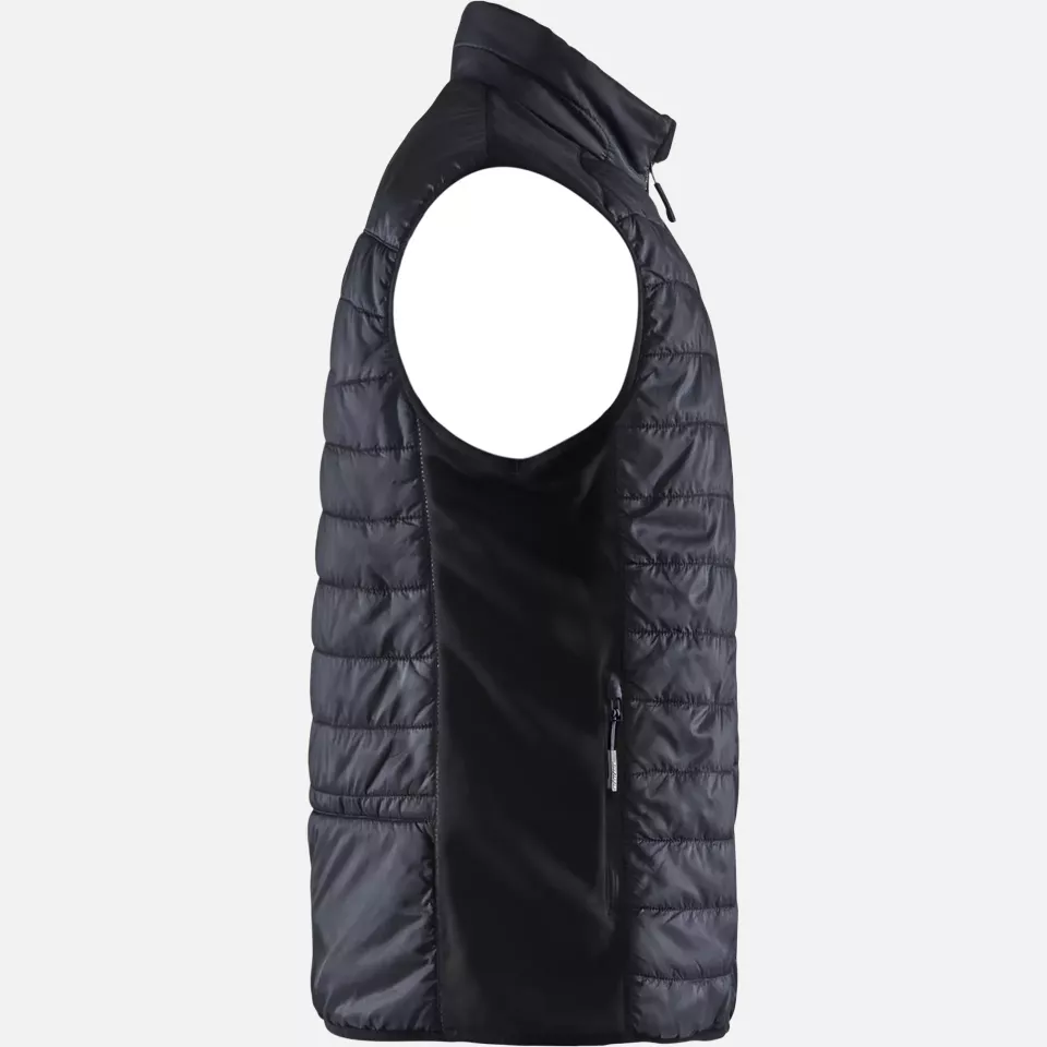 Blaklader 386320309998, Lined Vest, Black/Dark Grey, image 2, gallery thumbnail