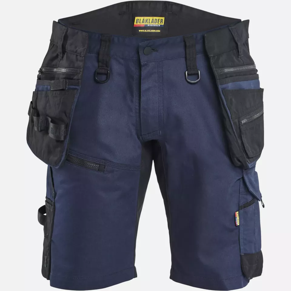 Blaklader 197211498699, STRIKER Stretch Craftsman Shorts, Dark Navy/Black, image 1, gallery thumbnail