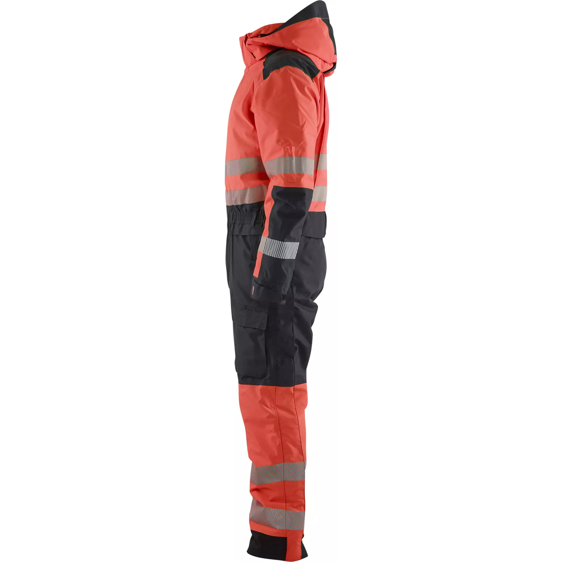 Blaklader 672519775599, High Vis Winter Coverall, Red/Black, image 3