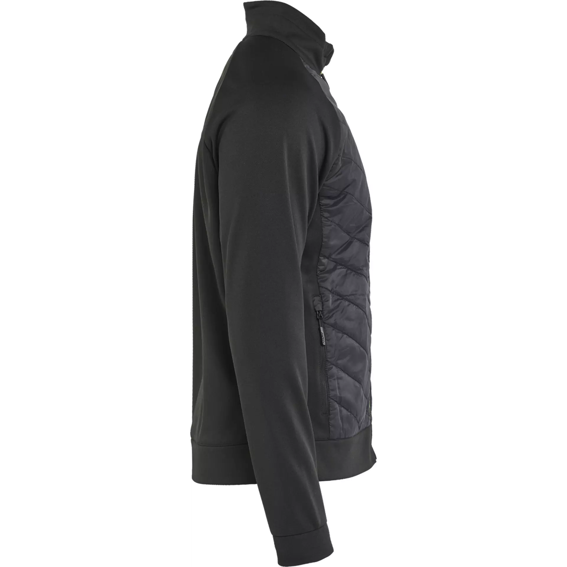 Blåkläder 341825269933, Hybrid Sweater, Black/Hi-Vis Yellow, image 2