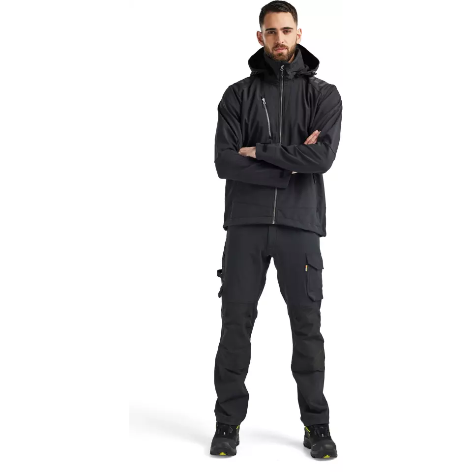 Blåkläder 474925139900, Softshell Jacket, Black, image 5, gallery thumbnail