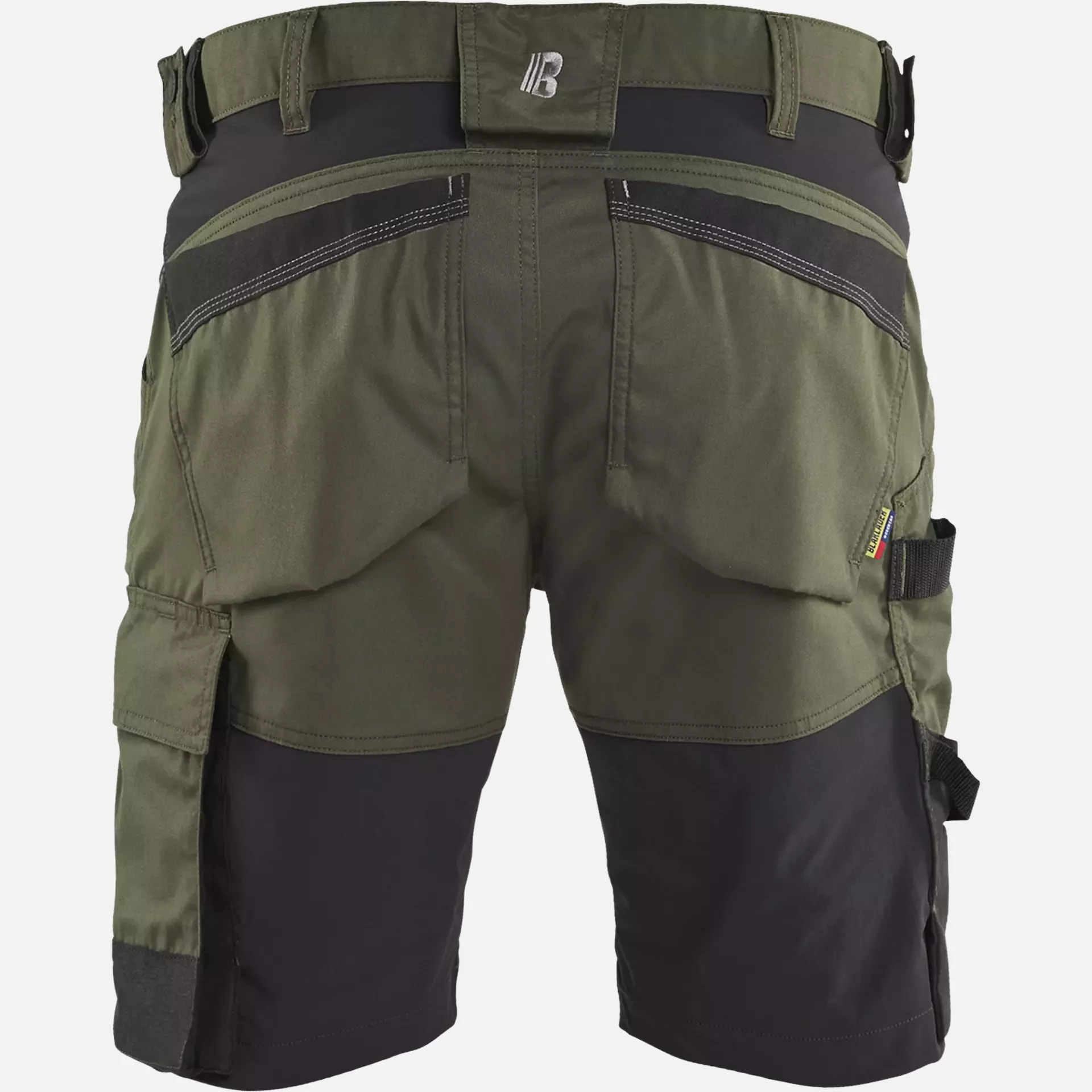 Blaklader 175318324298, Stretch Handwerker Shorts, Waldgrün/Schwarz, image 4