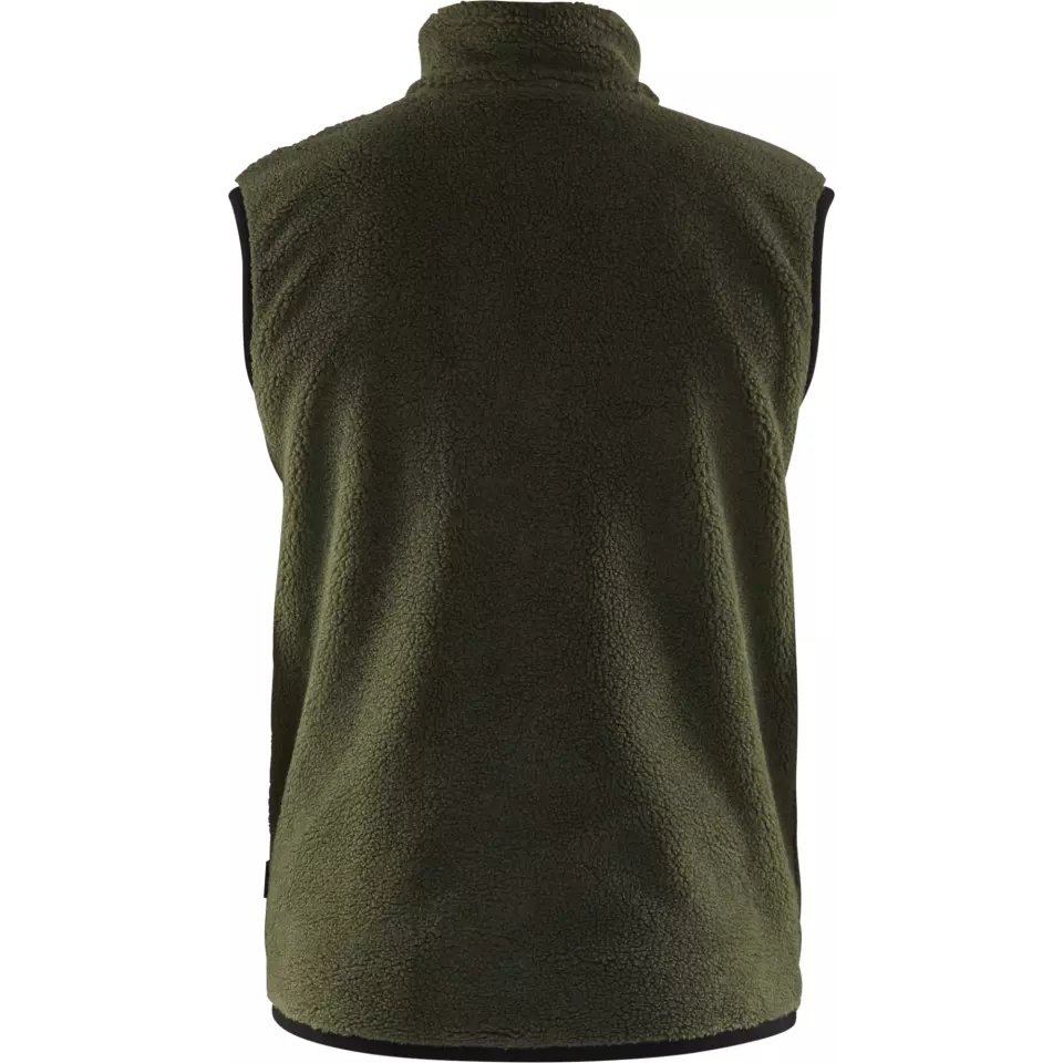 Blaklader 382029554109, Pile Vest, Autumn Green, image 4, gallery thumbnail