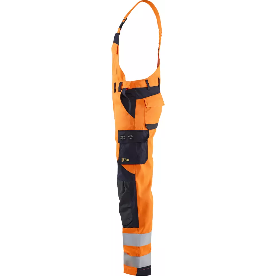 Blaklader 288915135389, Multinorm Latzhose, Orange/Marineblau, image 3, gallery thumbnail