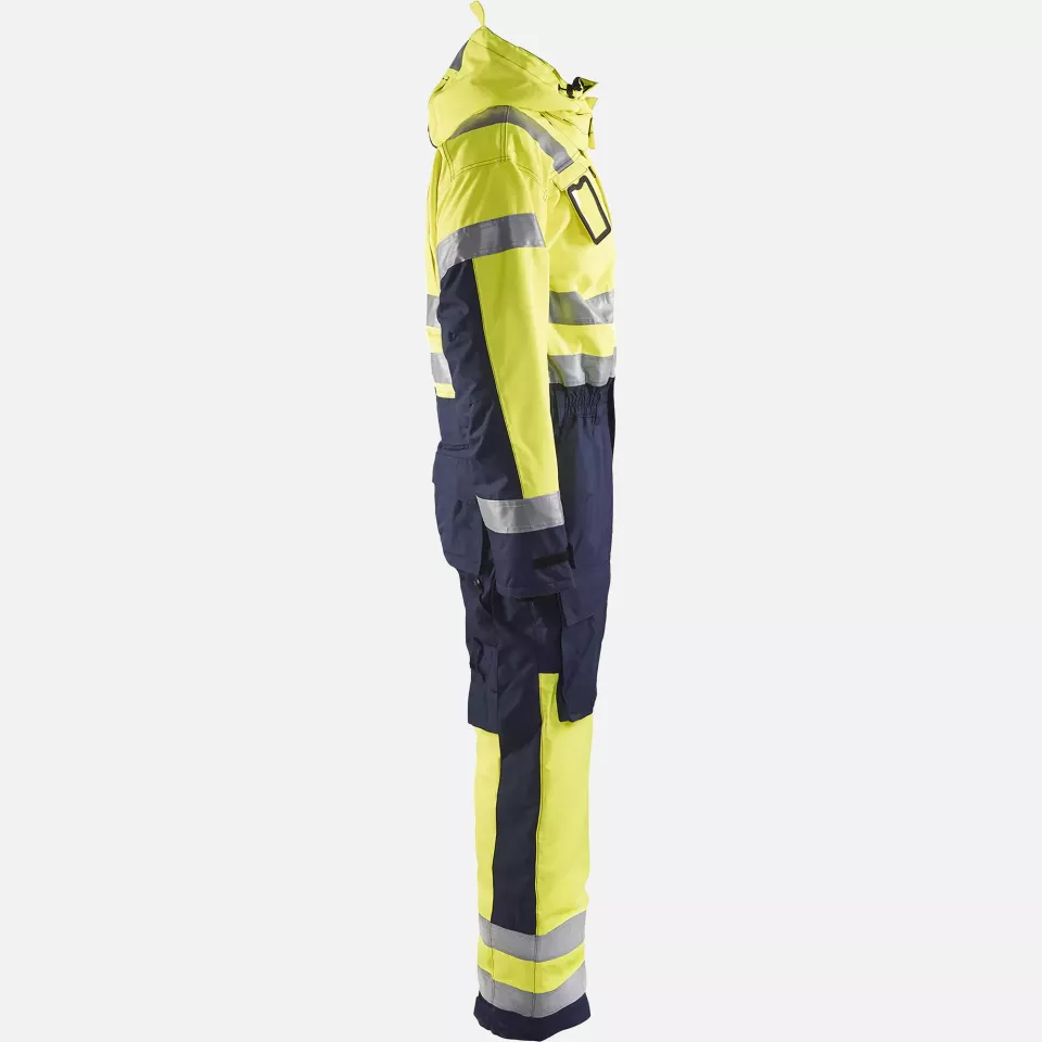 Blaklader 676319773389, High Vis Winter Coverall, Yellow/Navy, image 2, gallery thumbnail