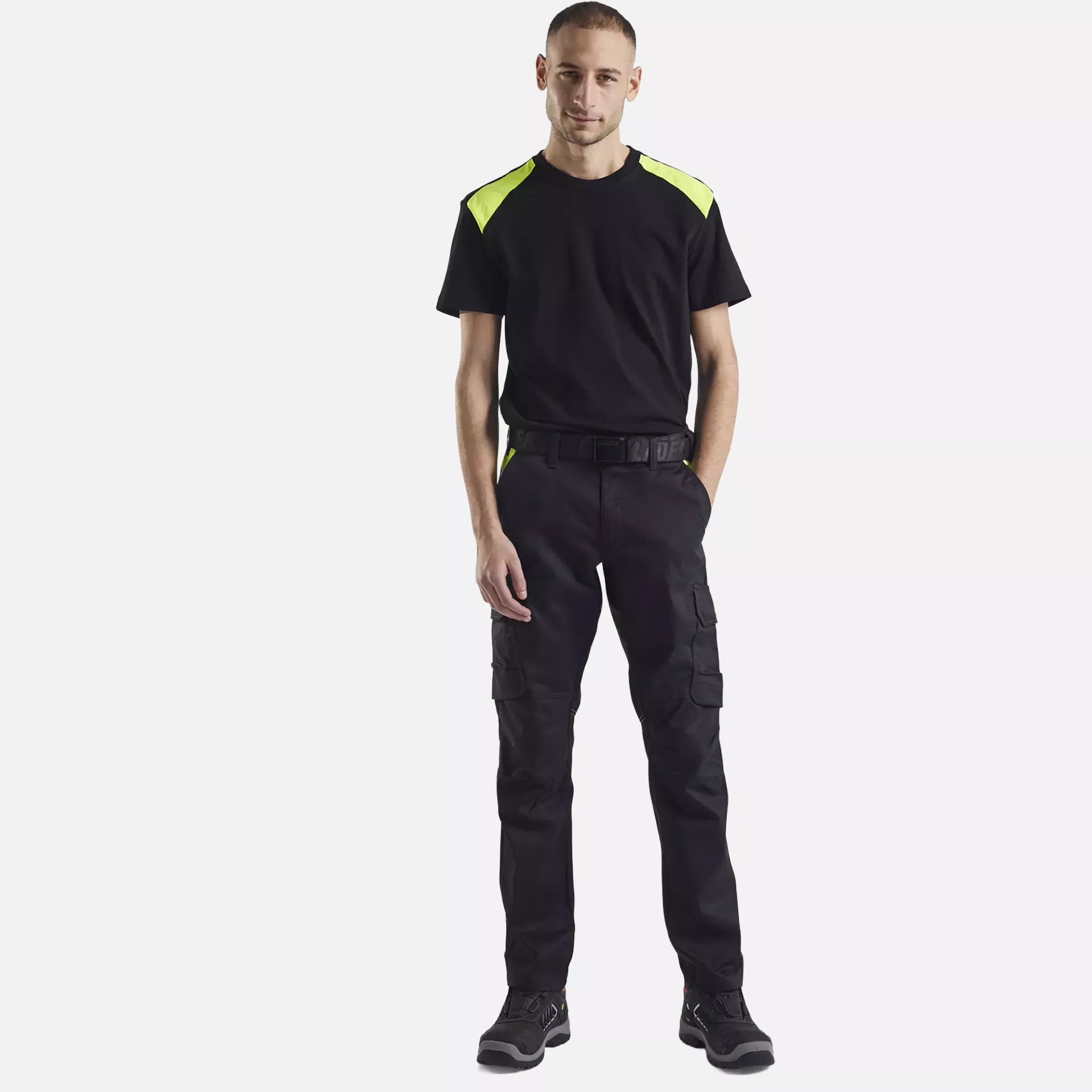 Blaklader 337910429933, T-Shirt, Black/Yellow, image 5