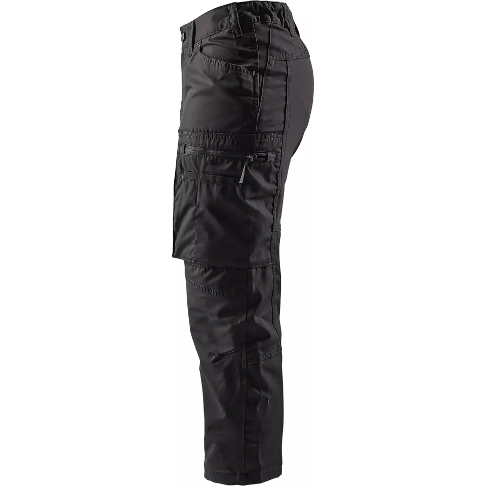 Blaklader 712918459900, Women's Stretch Pirate Trousers, Black, image 3, gallery thumbnail