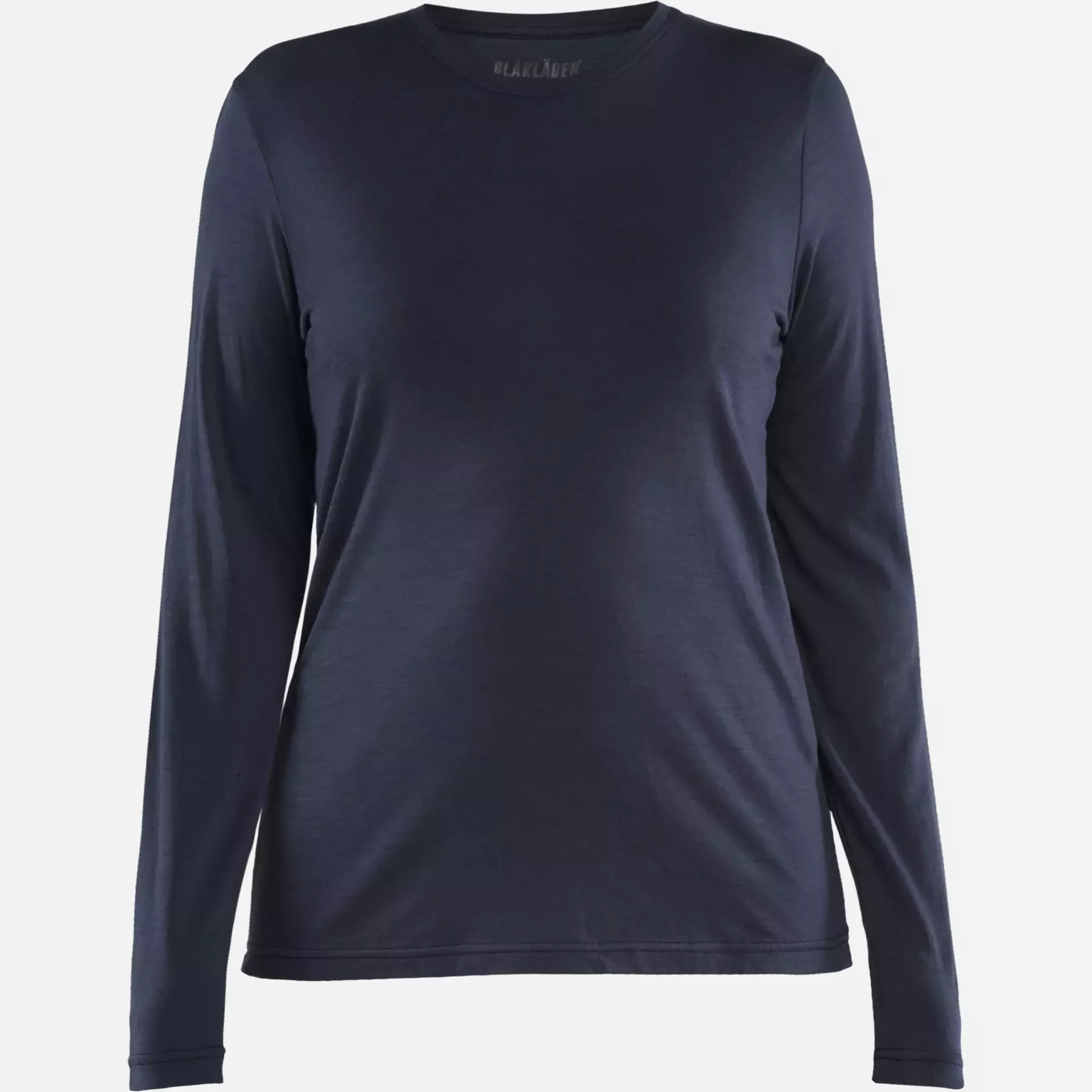 Blaklader 353917438600, Women's Merino Wool Long Sleeve Shirt, Dark Navy, image 1
