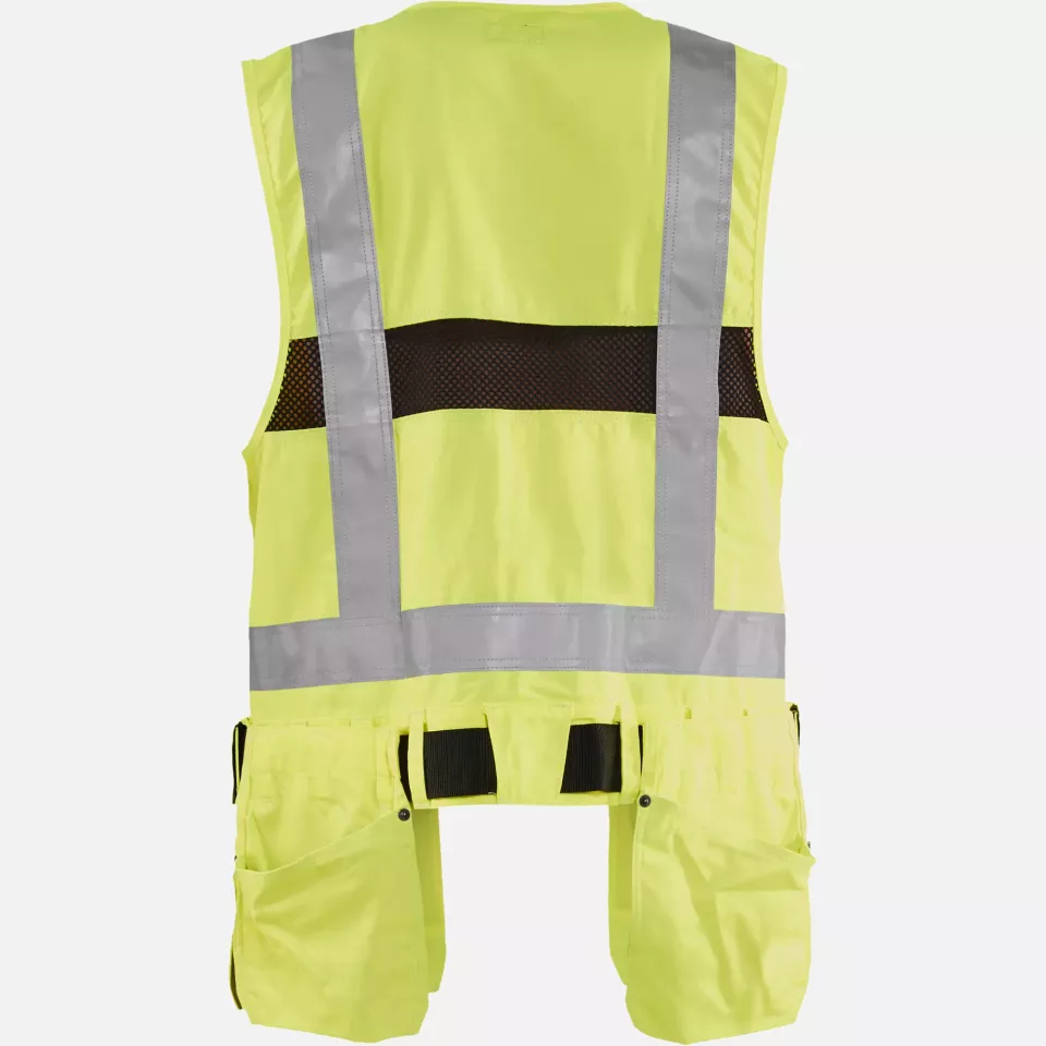 Blaklader 303218043300, High Vis Tool Vest, Yellow, image 4, gallery thumbnail