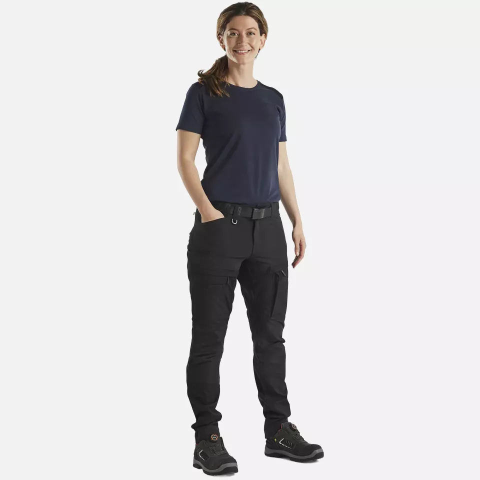 Blaklader 347910428699, Women's T-Shirt, Dark Navy/Black, image 5, gallery thumbnail