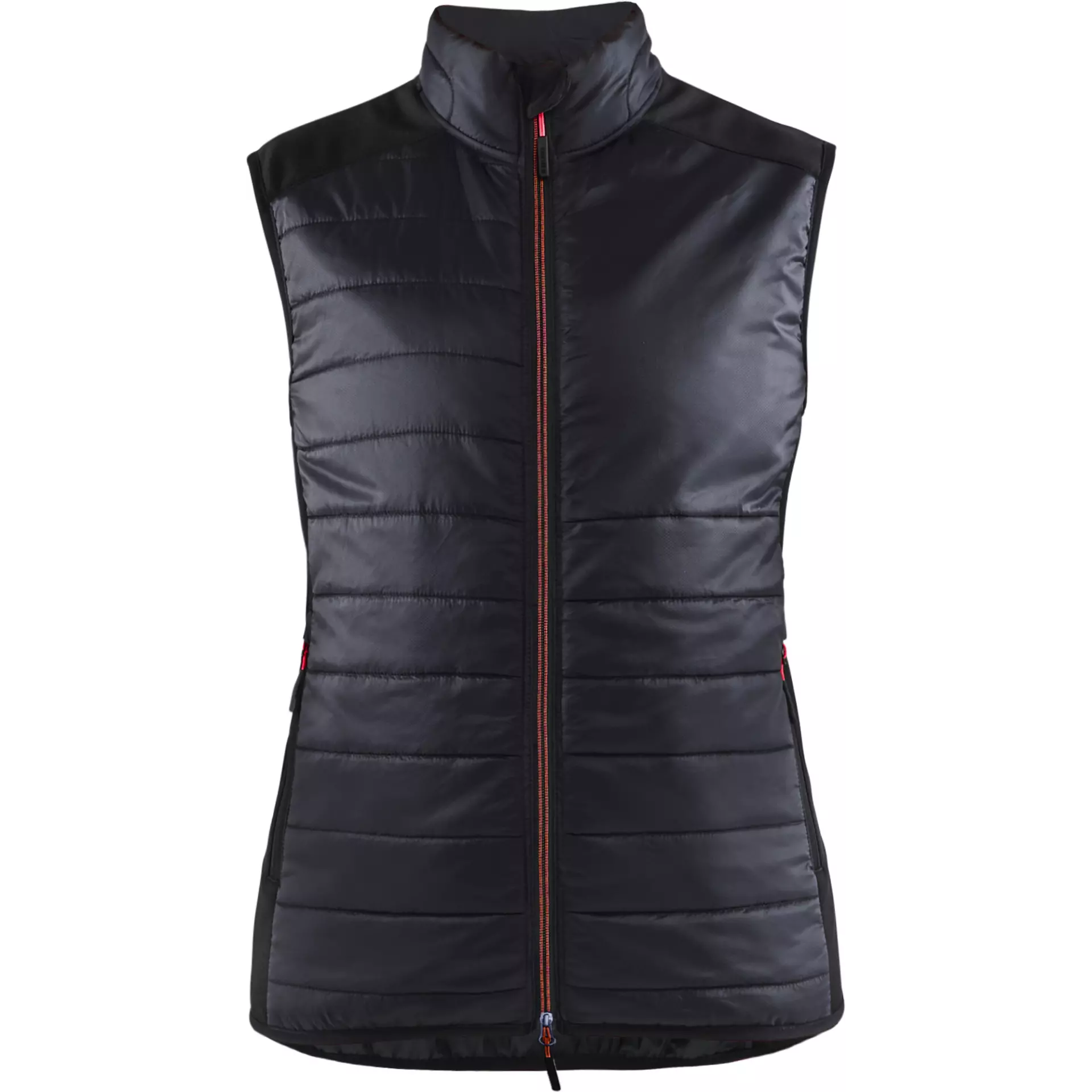 Blaklader 386420309956, Women's Lined Vest, Black/Red