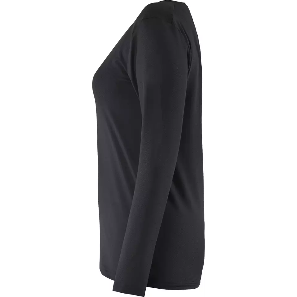 Blåkläder 342711269900, Ladies Functional UV Protection Long Sleeve Shirt, Black, image 3, gallery thumbnail