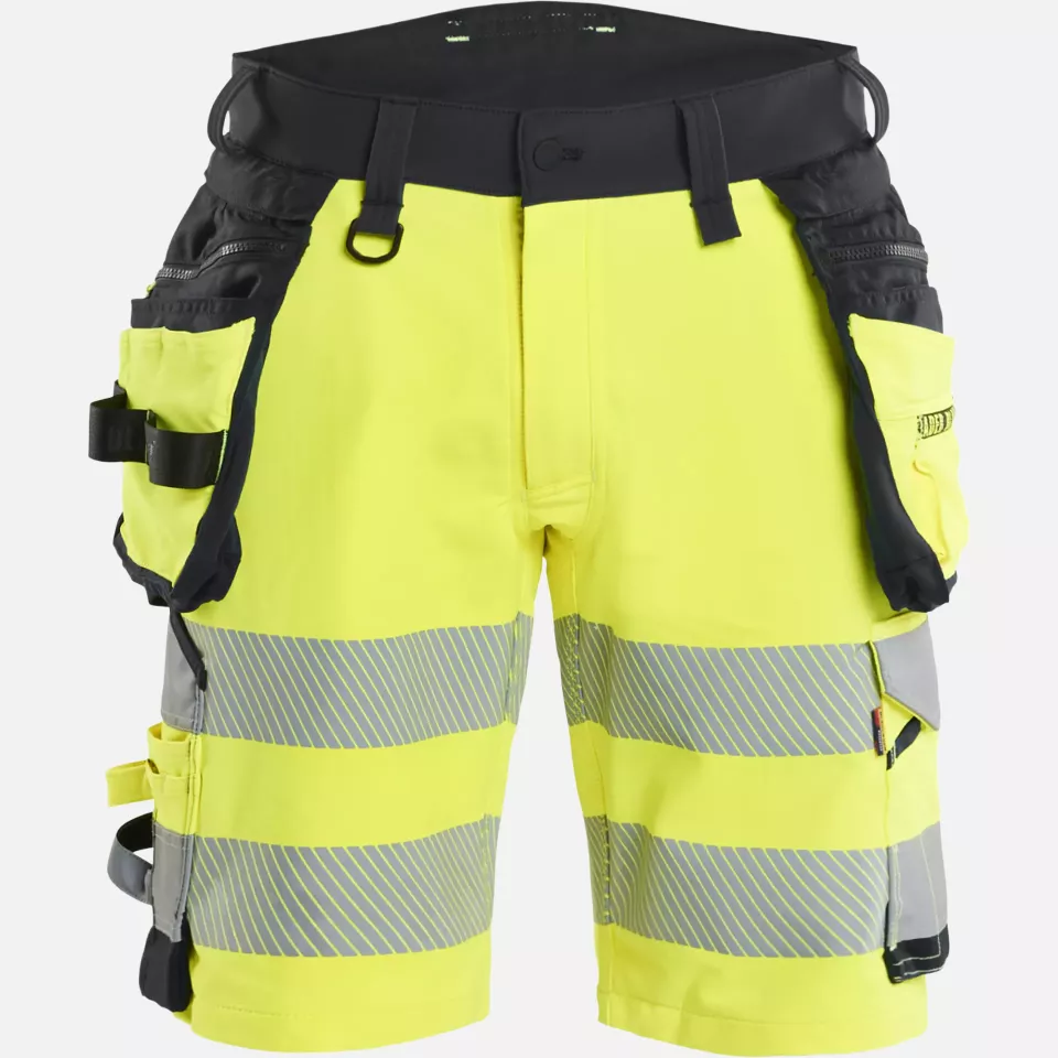 Blaklader 112016483399, High Vis 4-Wege-Stretch Shorts, Gelb/Schwarz, image 1, gallery thumbnail