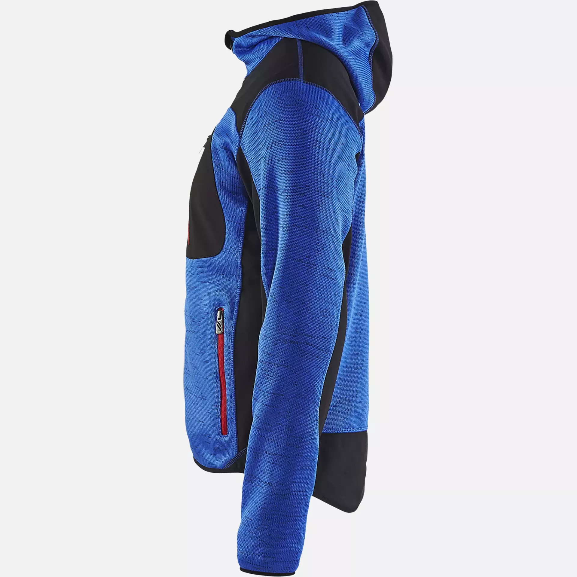 Blaklader 493021178599, Knitted Softshell Jacket, Cornflower Blue/Black, image 3