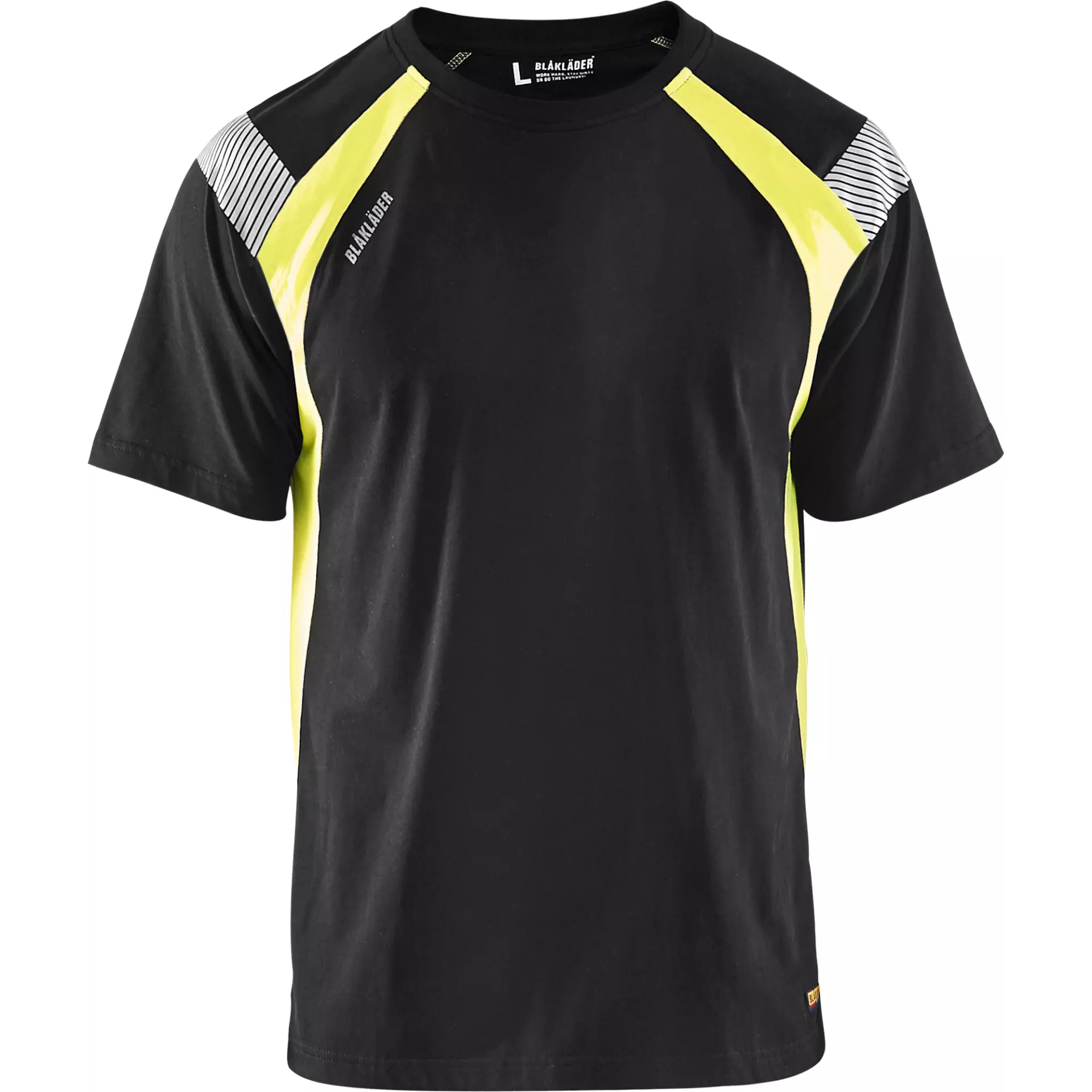Blaklader 333210309933, T-Shirt, Black/Yellow