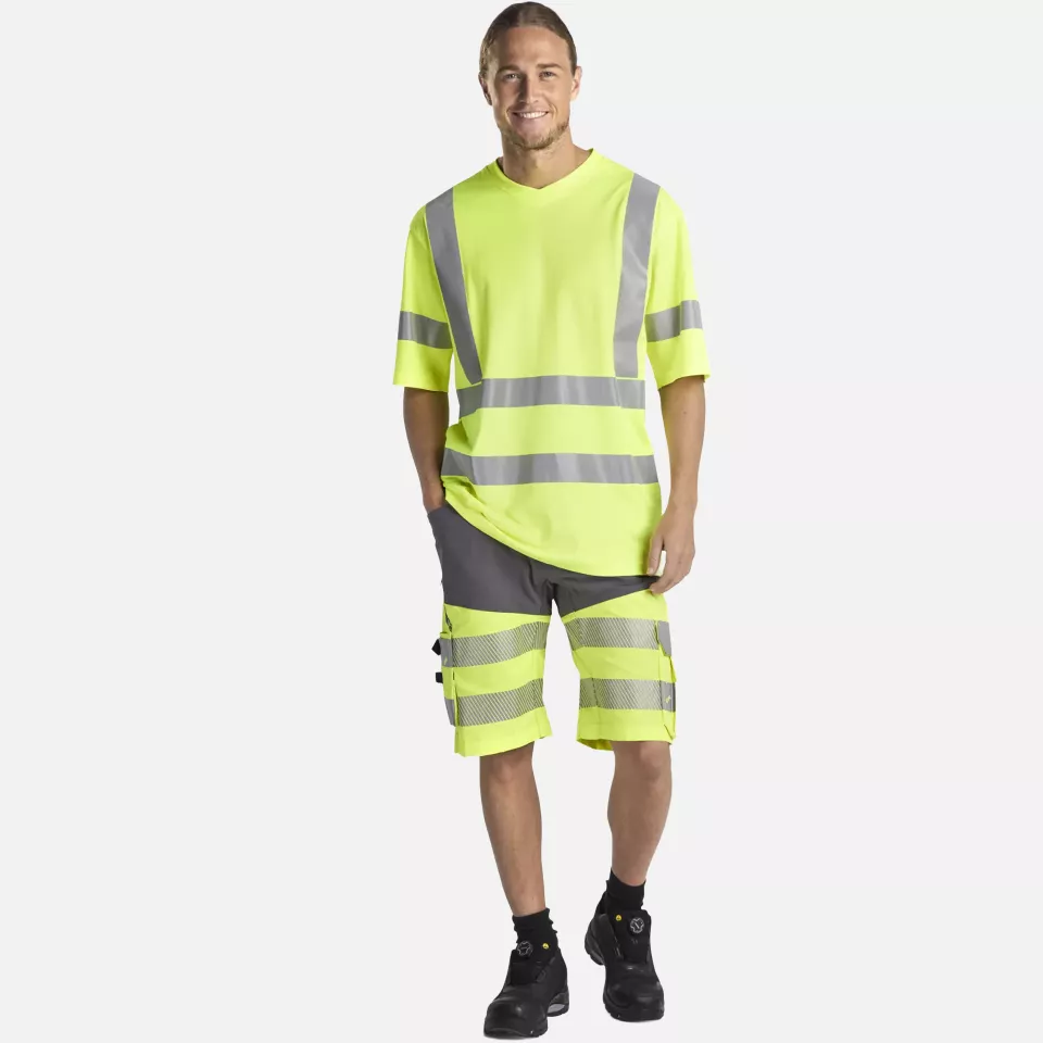 Blaklader 338010703300, High Vis UV Protection T-Shirt, Yellow, image 5, gallery thumbnail