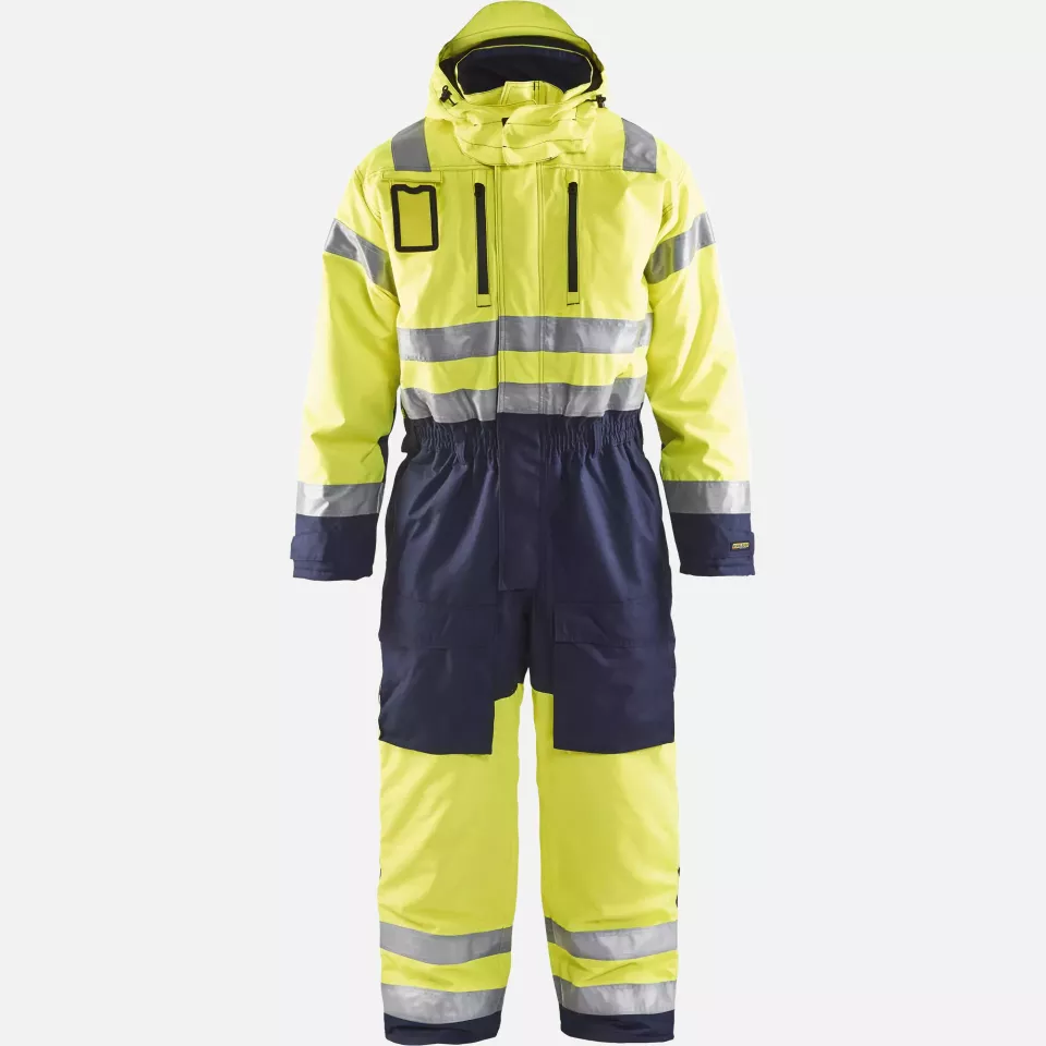 Blaklader 676319773389, High Vis Winter Coverall, Yellow/Navy, image 1, gallery thumbnail