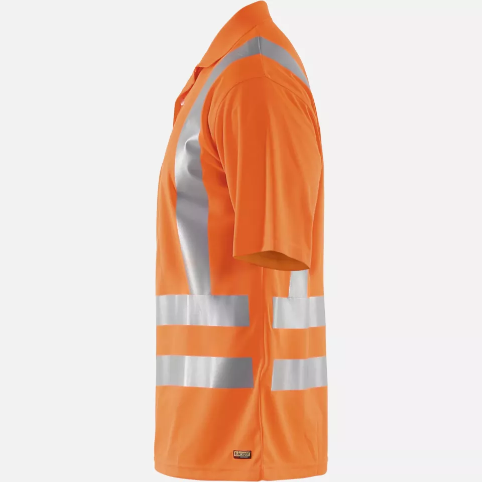 Blaklader 339110115300, High Vis UV Protection Polo Shirt, Orange, image 3, gallery thumbnail