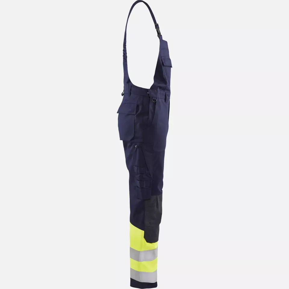 Blaklader 260715148933, Multi-Norm Bib and Brace, Navy/Yellow, image 2, gallery thumbnail