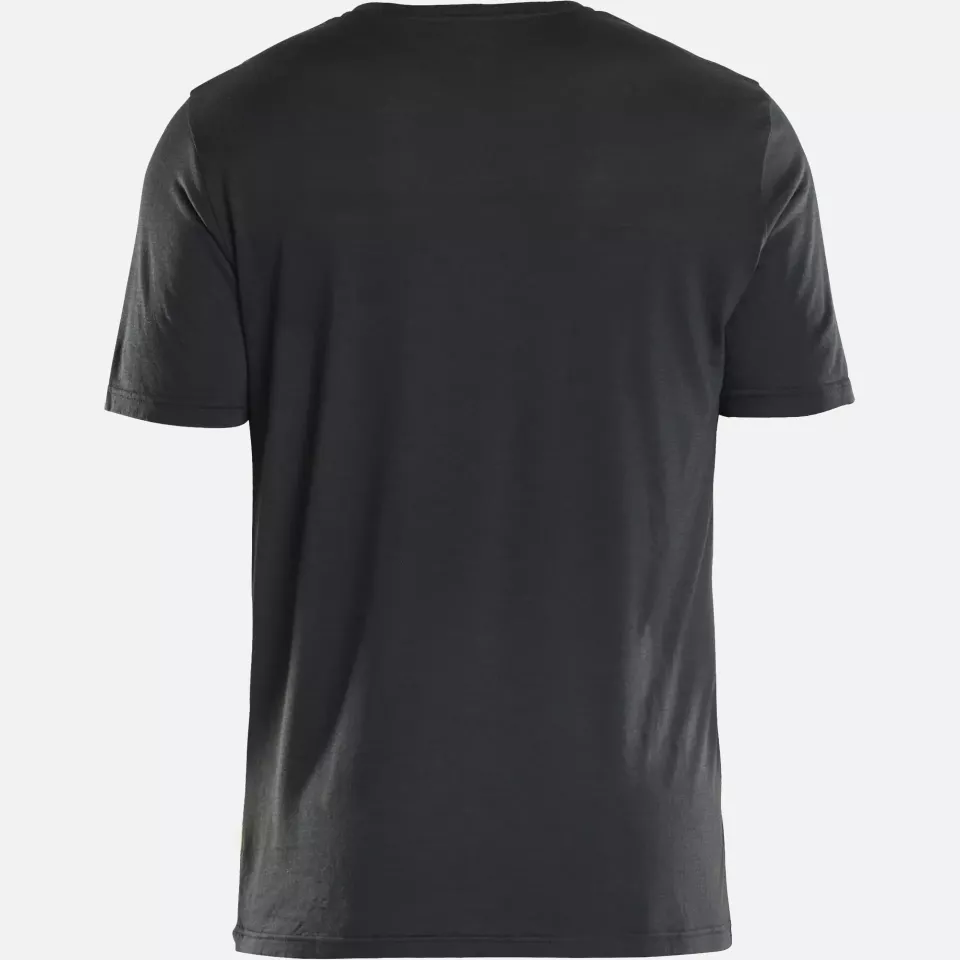 Blaklader 353617439900, Merino Wool T-Shirt, Black, image 4, gallery thumbnail