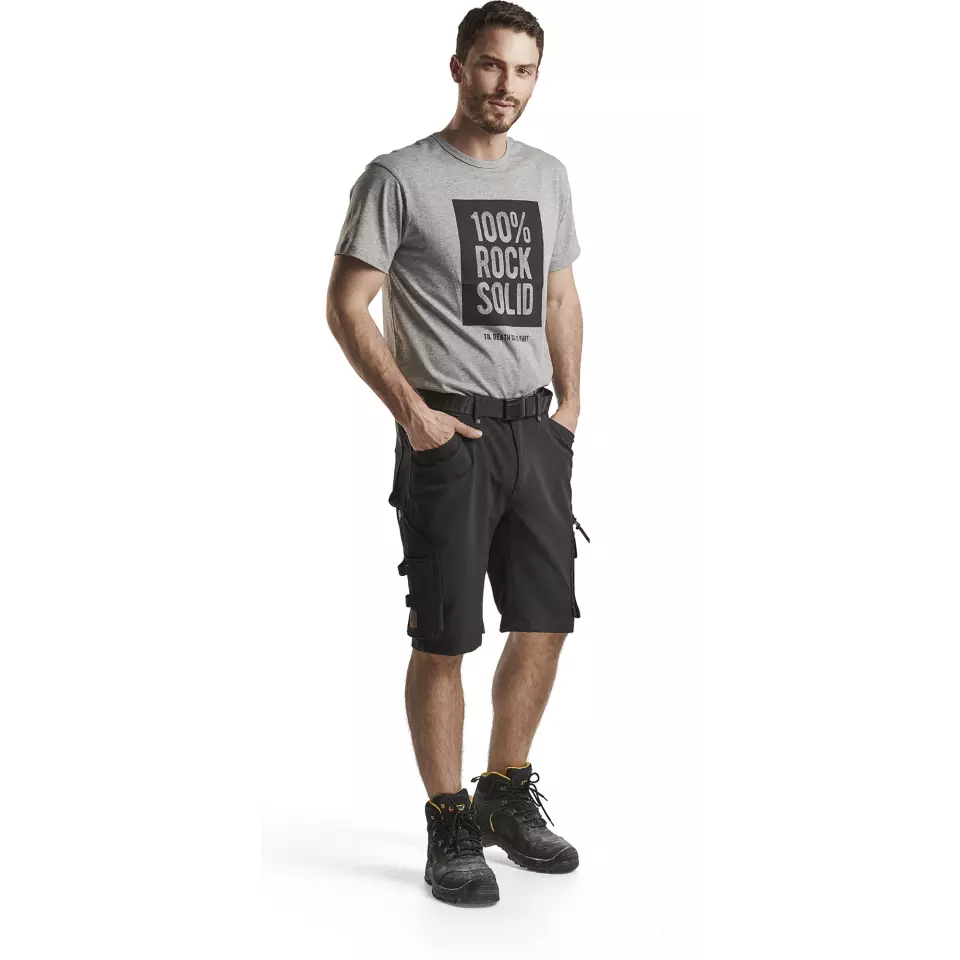 Blaklader 198716449900, X1900 4-Way Stretch Craftsman Shorts, Black, image 5, gallery thumbnail