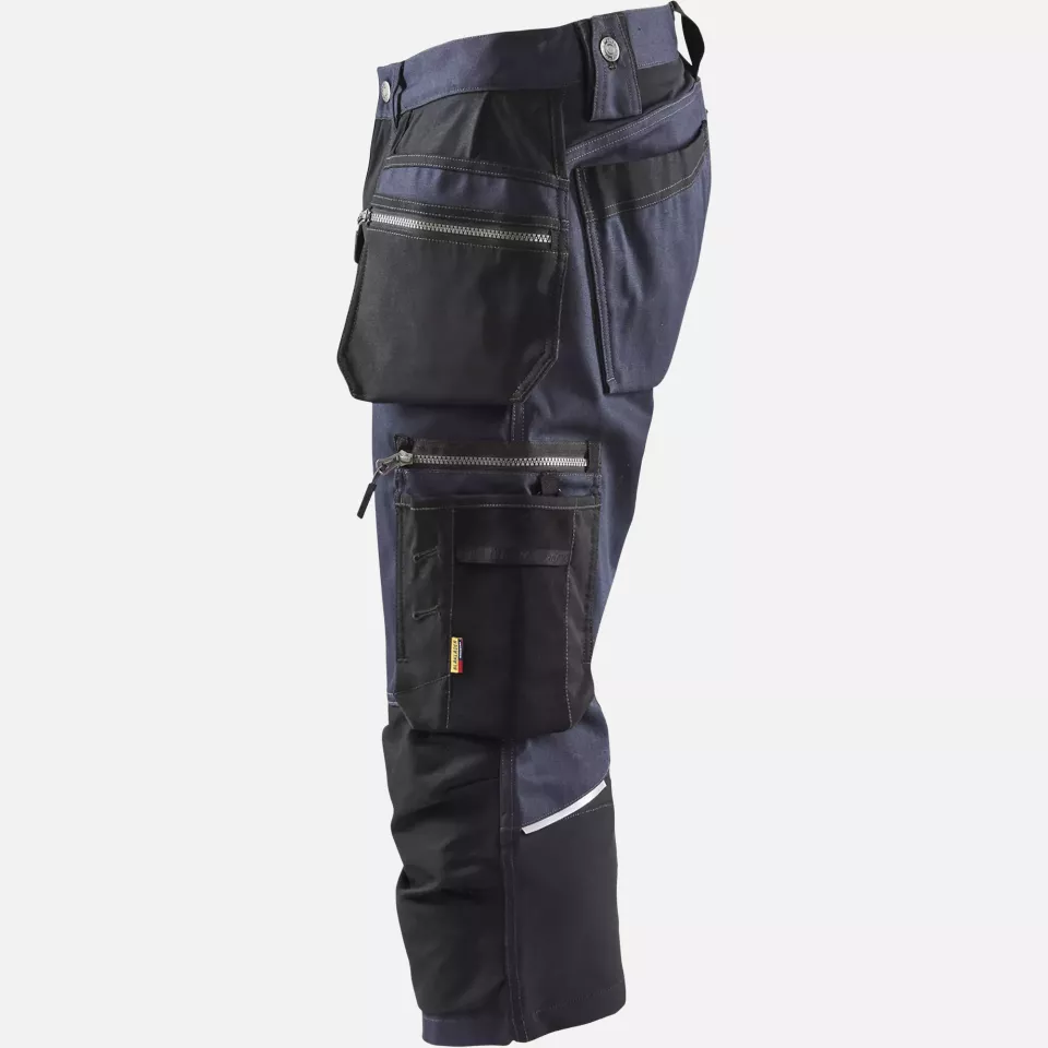 Blaklader 159713438699, Stretch Pirate Trousers, Dark Navy/Black, image 3, gallery thumbnail