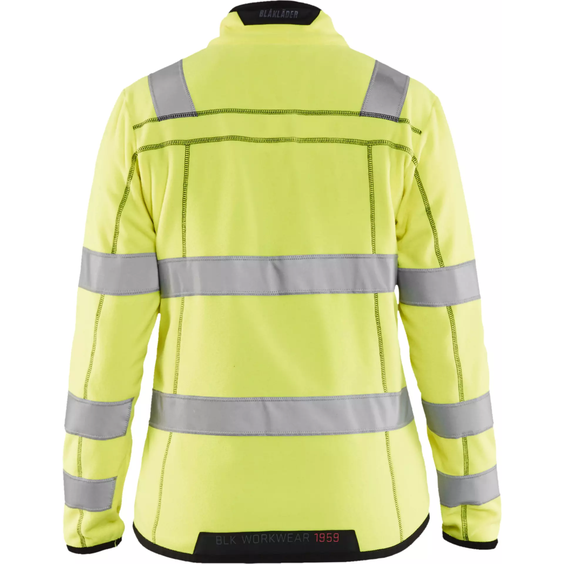 Blaklader 496610103300, High Vis Ladies Microfleece Jacket, Yellow, image 4