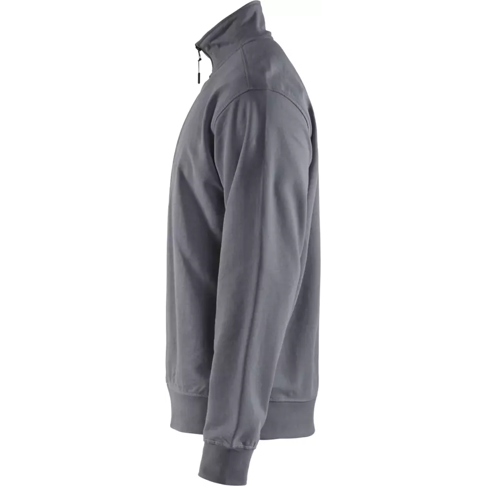 Blaklader 336911589400, Sweatshirt mit Half-Zip, Grau, image 3, gallery thumbnail