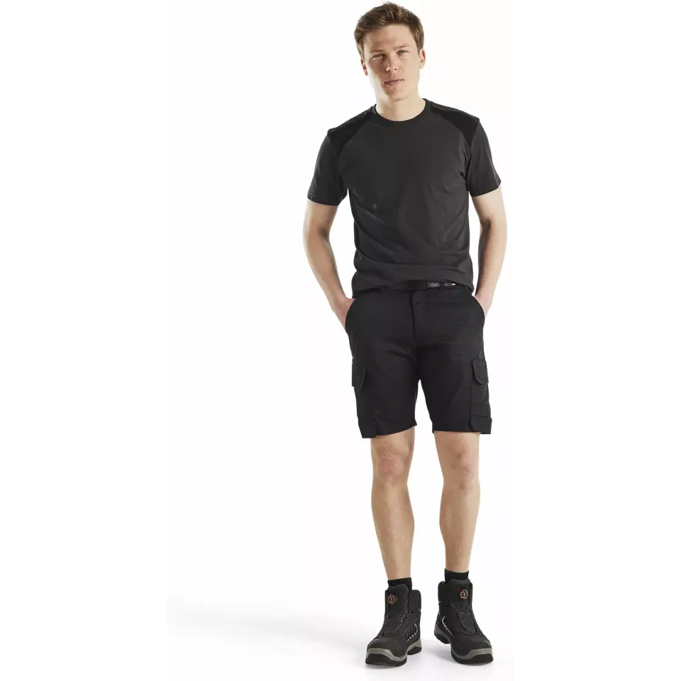 Blaklader 144618329998, Industry Stretch Shorts, Black/Dark Grey, image 5, gallery thumbnail