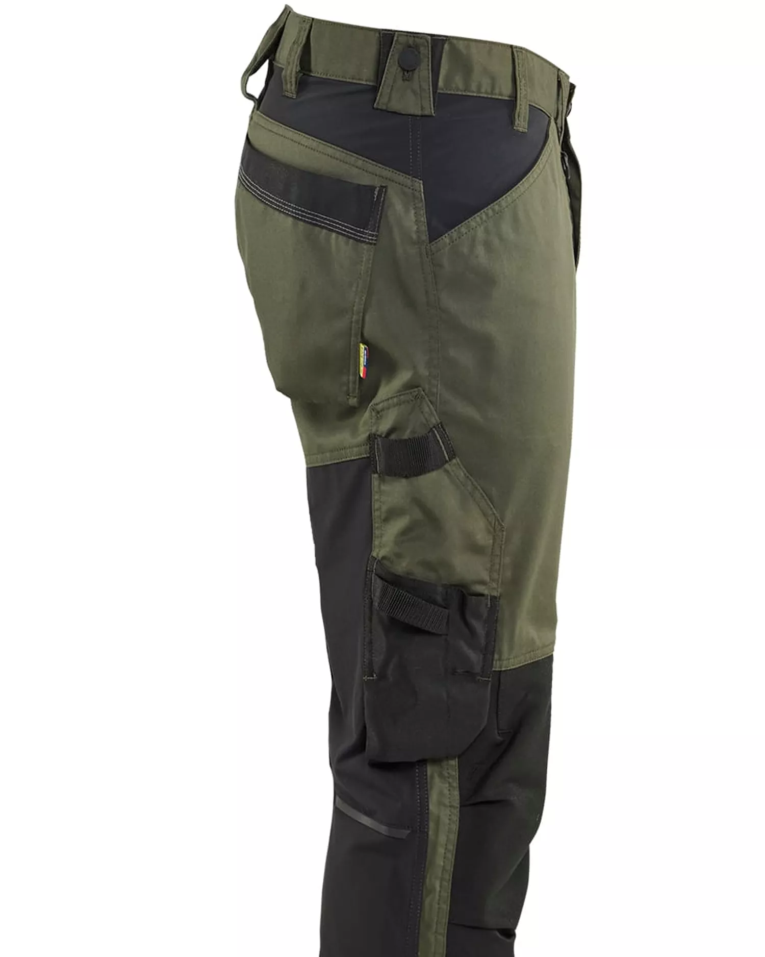 Blaklader 175118324298, Stretch Craftsman Work Trousers, Forest Green/Black, image 5