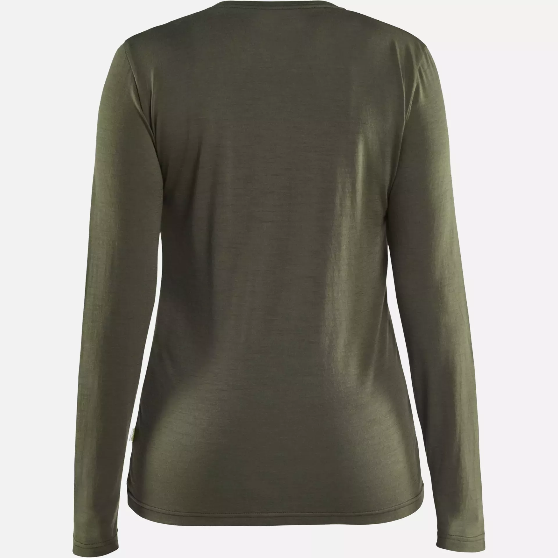 Blaklader 353917434209, Damen Merinowolle Langarm-T-Shirt, Waldgrün, image 4